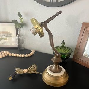 Antique piano lamp